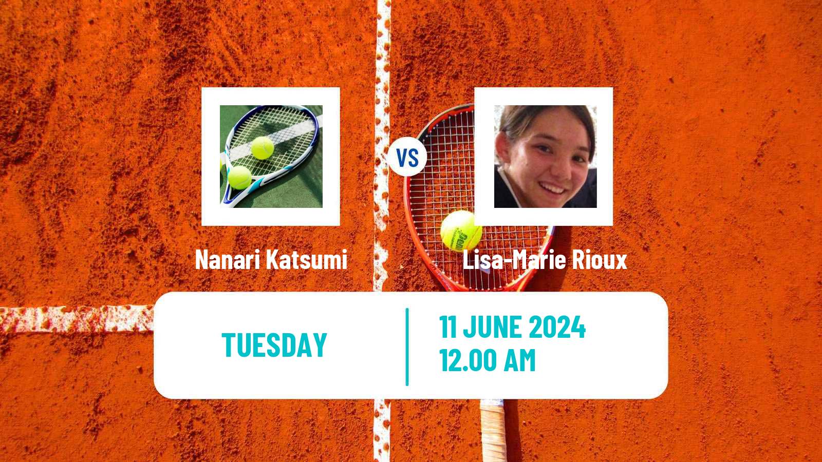 Tennis ITF W15 Tokyo 2 Women Nanari Katsumi - Lisa-Marie Rioux