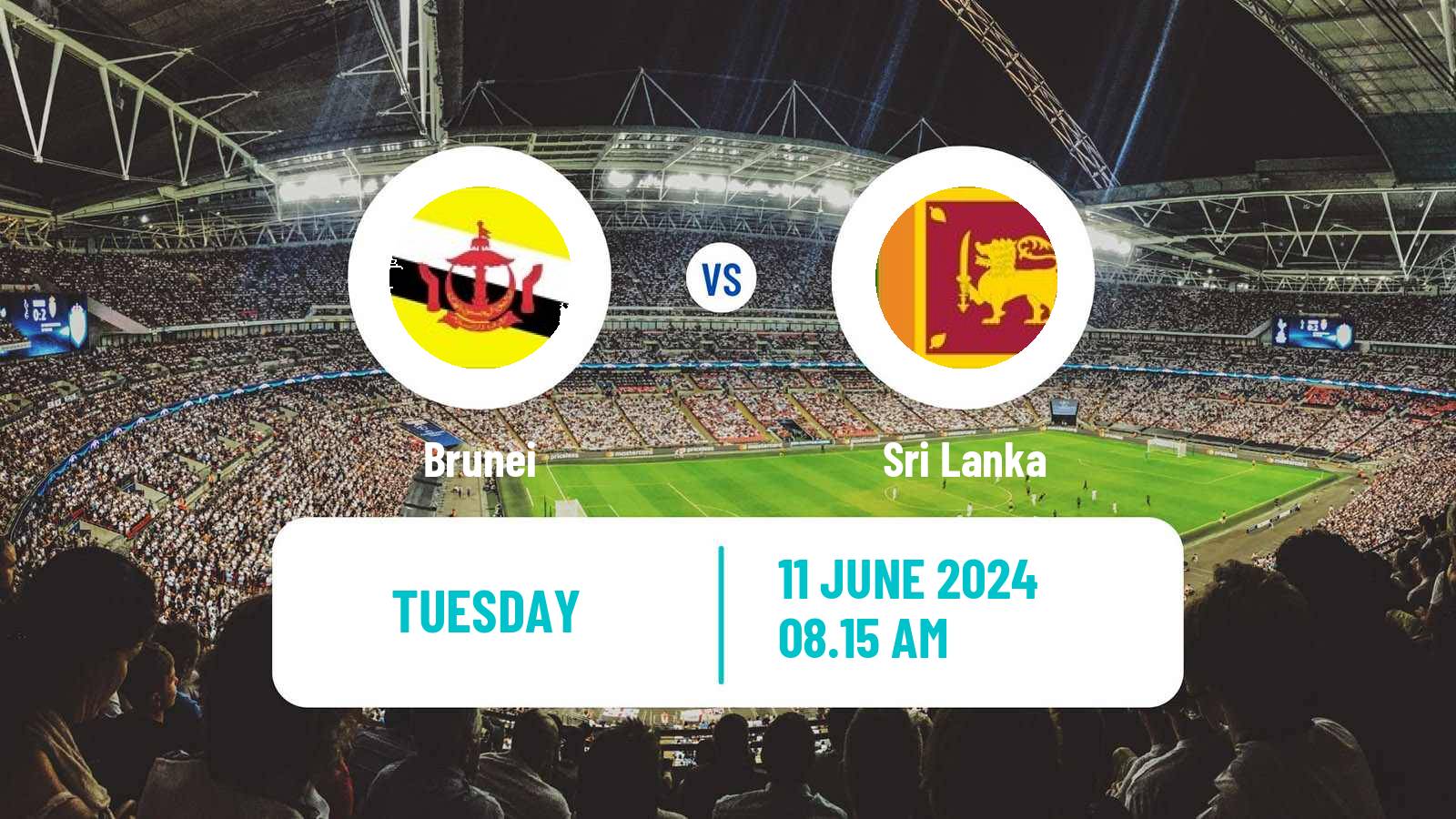 Soccer Friendly Brunei - Sri Lanka