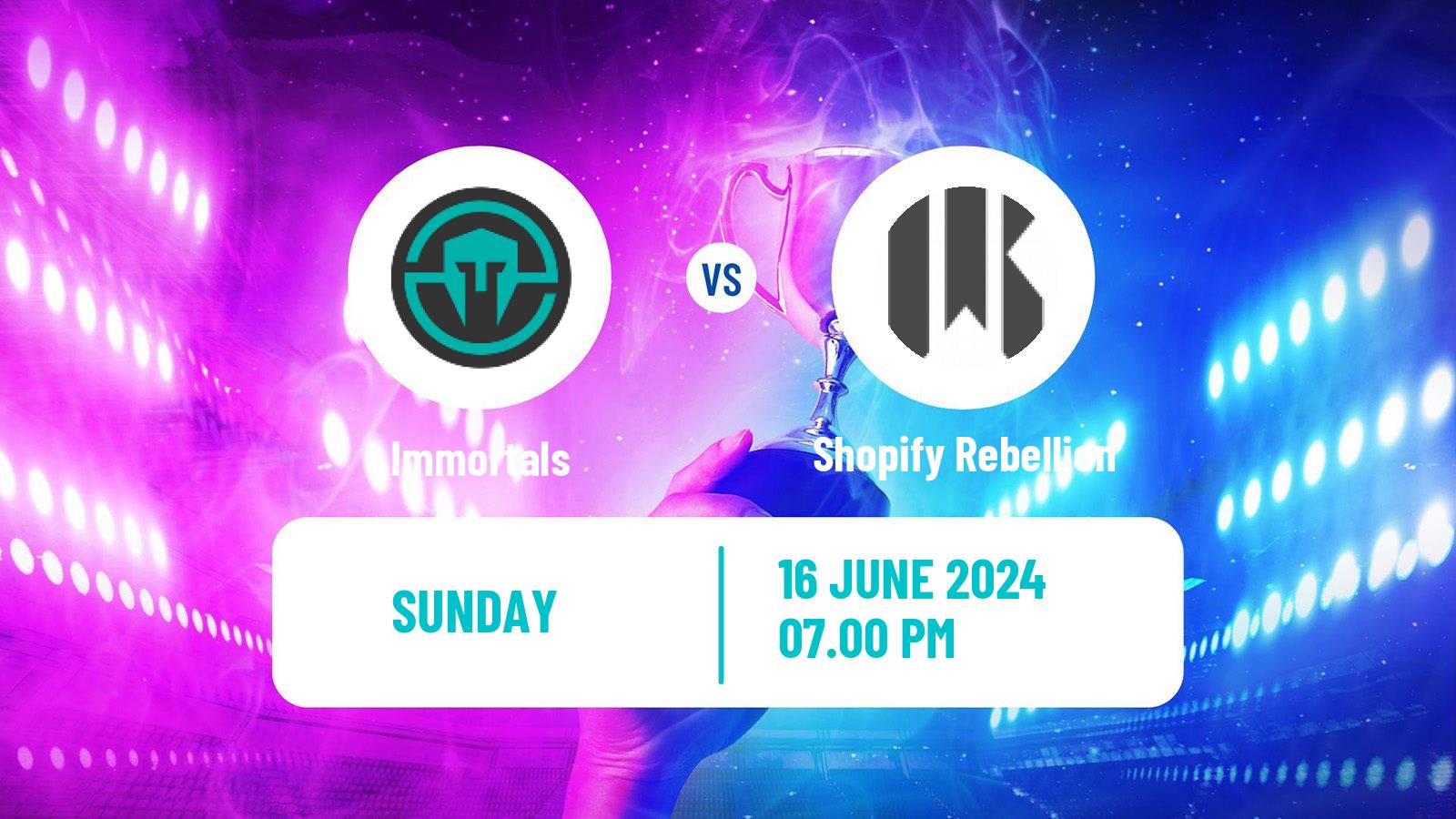 Esports League Of Legends Lcs Immortals - Shopify Rebellion