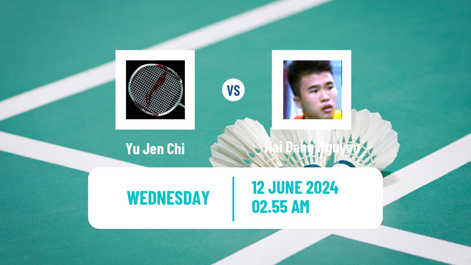 Badminton BWF World Tour Australian Open Men Yu Jen Chi - Hai Dang Nguyen