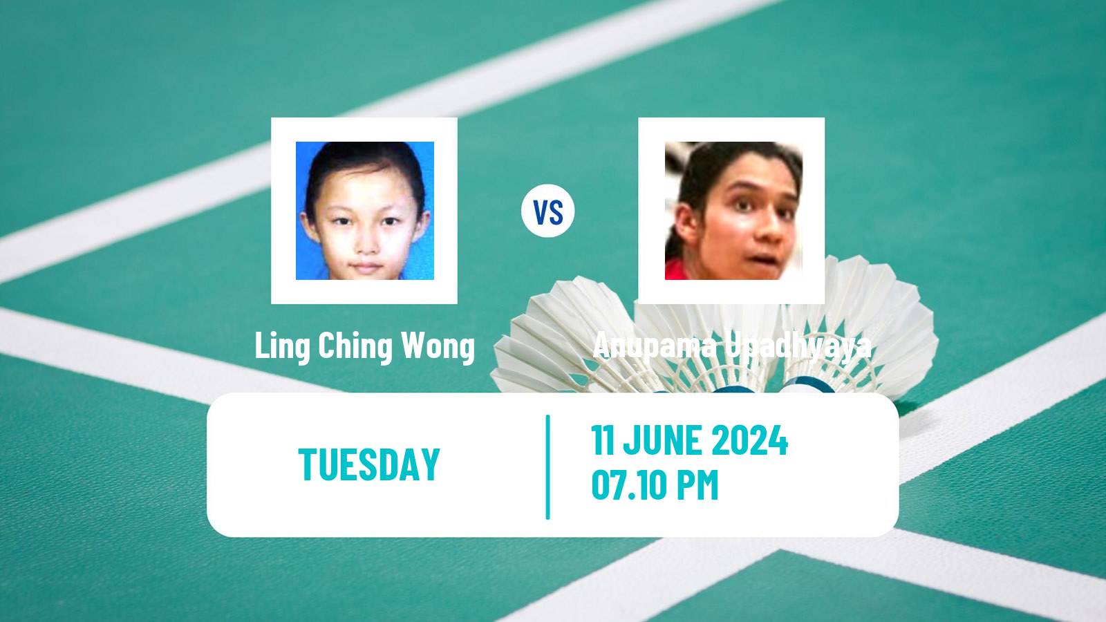 Badminton BWF World Tour Australian Open Women Ling Ching Wong - Anupama Upadhyaya
