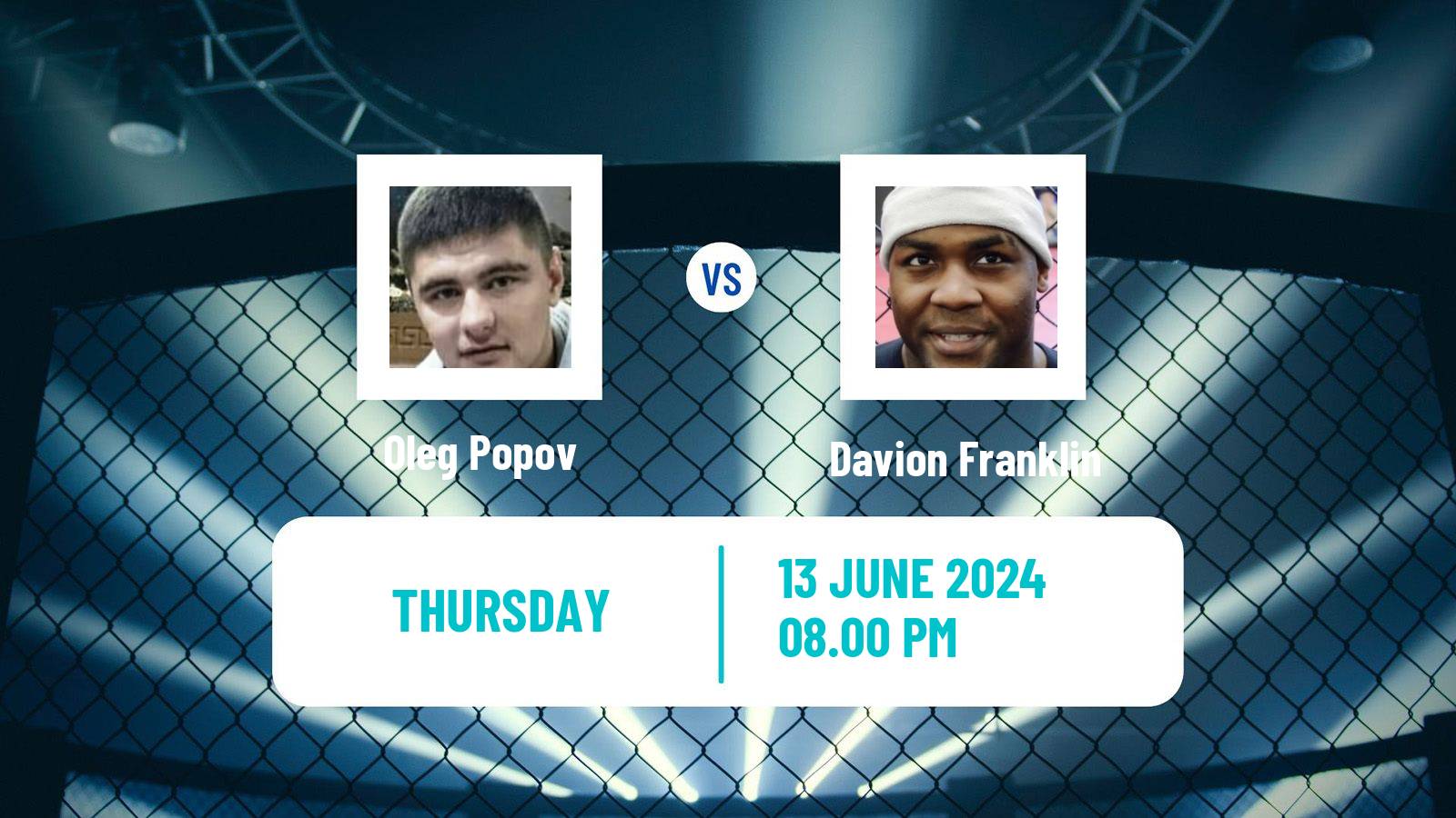 MMA Heavyweight Pfl Men Oleg Popov - Davion Franklin