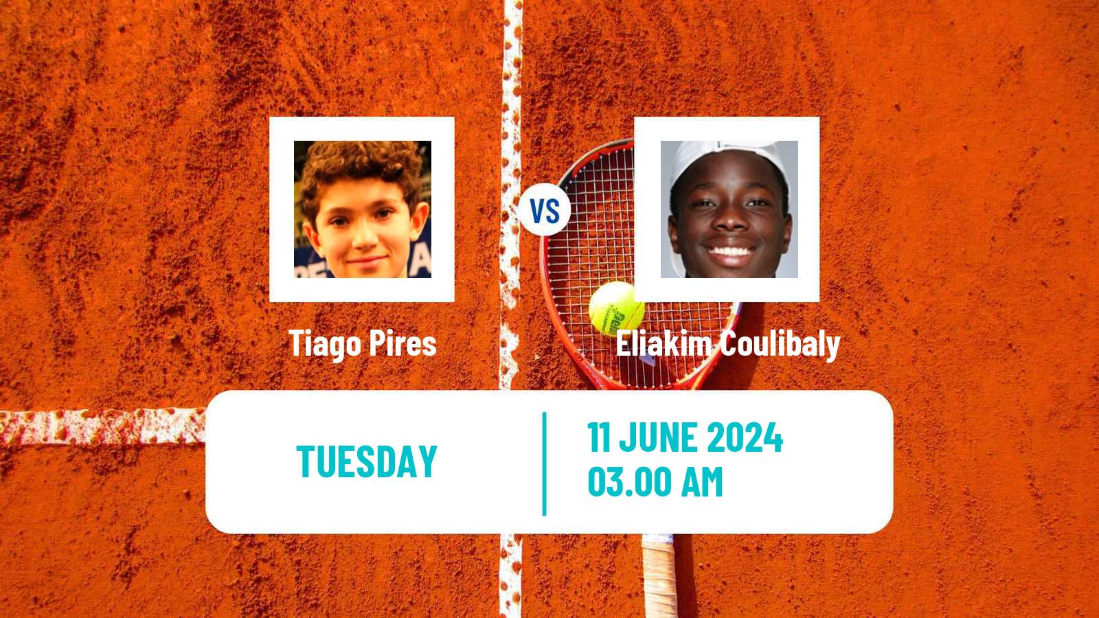 Tennis ITF M25 Villeneuve Loubet H Men Tiago Pires - Eliakim Coulibaly