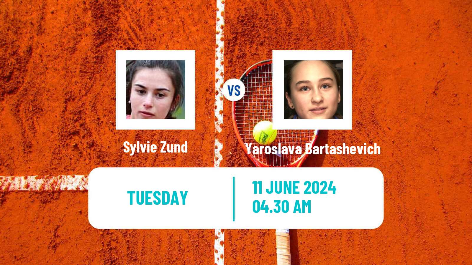 Tennis ITF W15 Kursumlijska Banja 12 Women Sylvie Zund - Yaroslava Bartashevich