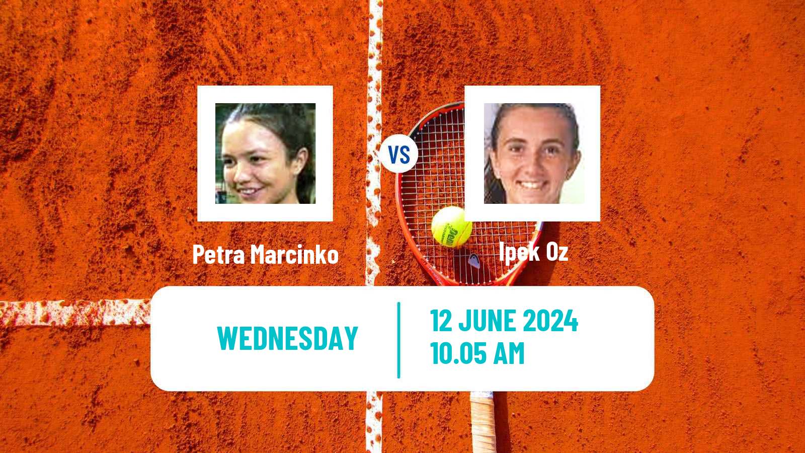 Tennis ITF W100 Biarritz Women Petra Marcinko - Ipek Oz