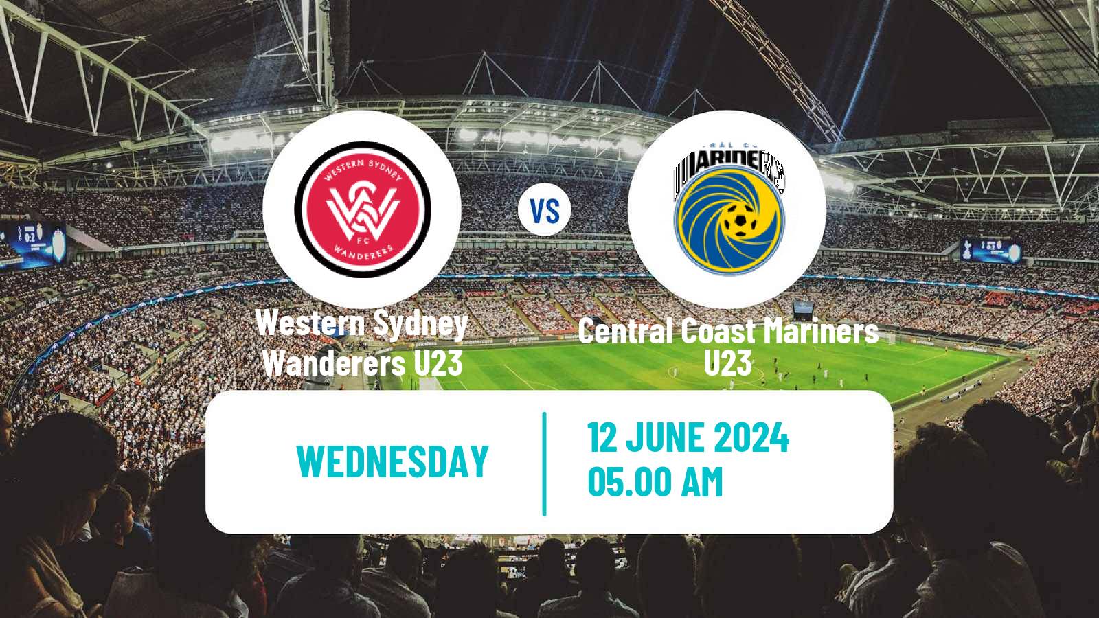 Soccer Australian NPL NSW Western Sydney Wanderers U23 - Central Coast Mariners U23