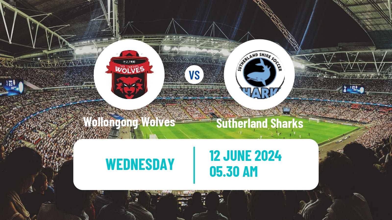 Soccer Australian NPL NSW Wollongong Wolves - Sutherland Sharks