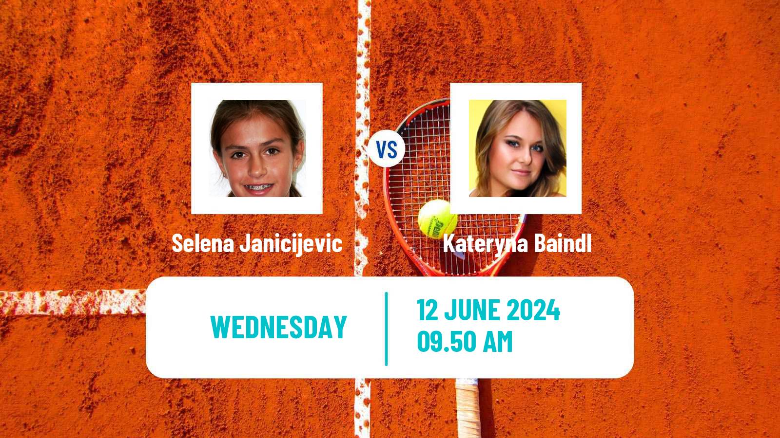 Tennis ITF W100 Biarritz Women Selena Janicijevic - Kateryna Baindl