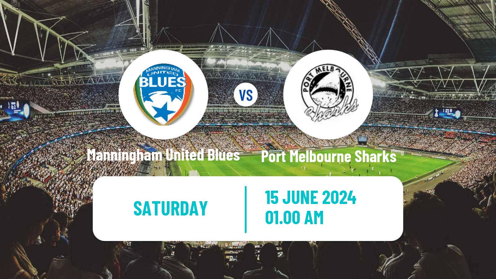 Soccer Australian NPL Victoria Manningham United Blues - Port Melbourne Sharks