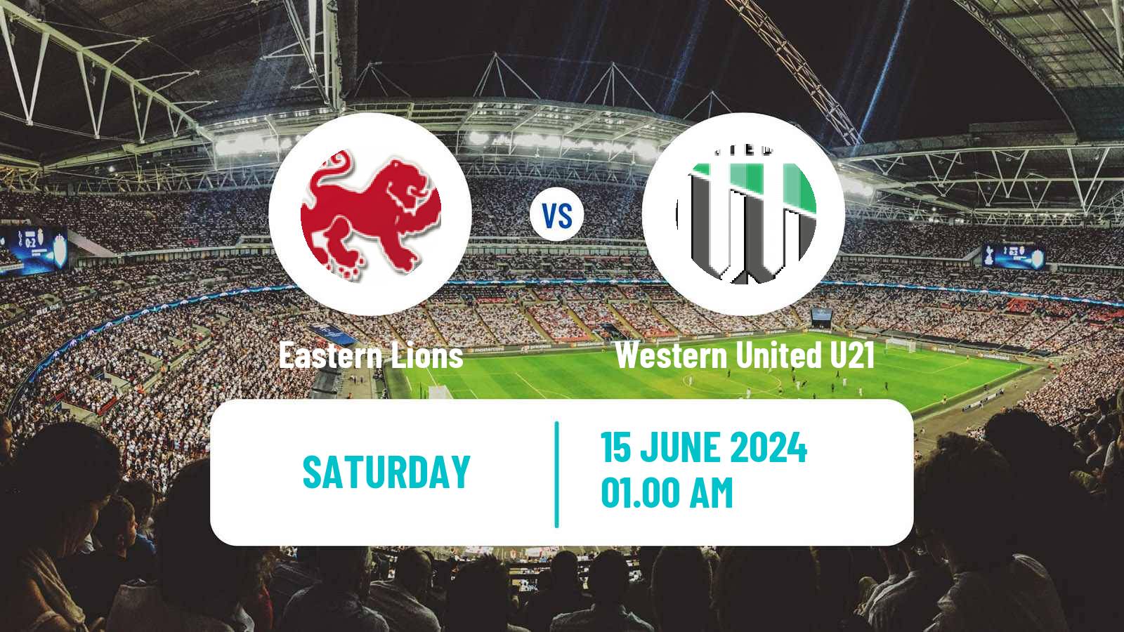 Soccer Australian Victoria Premier League Eastern Lions - Western United U21