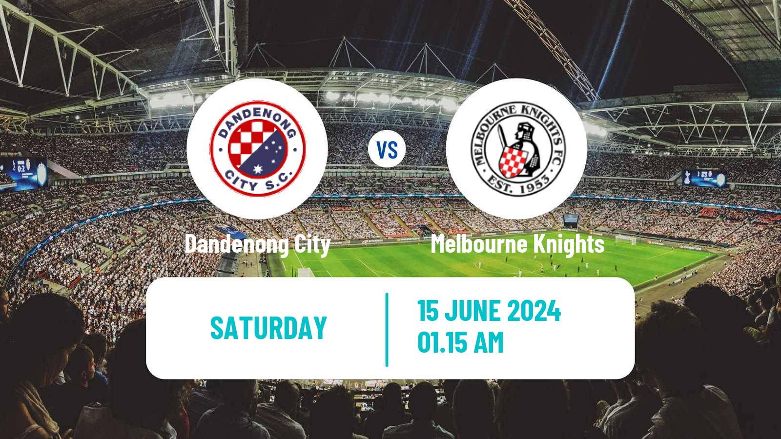 Soccer Australian NPL Victoria Dandenong City - Melbourne Knights