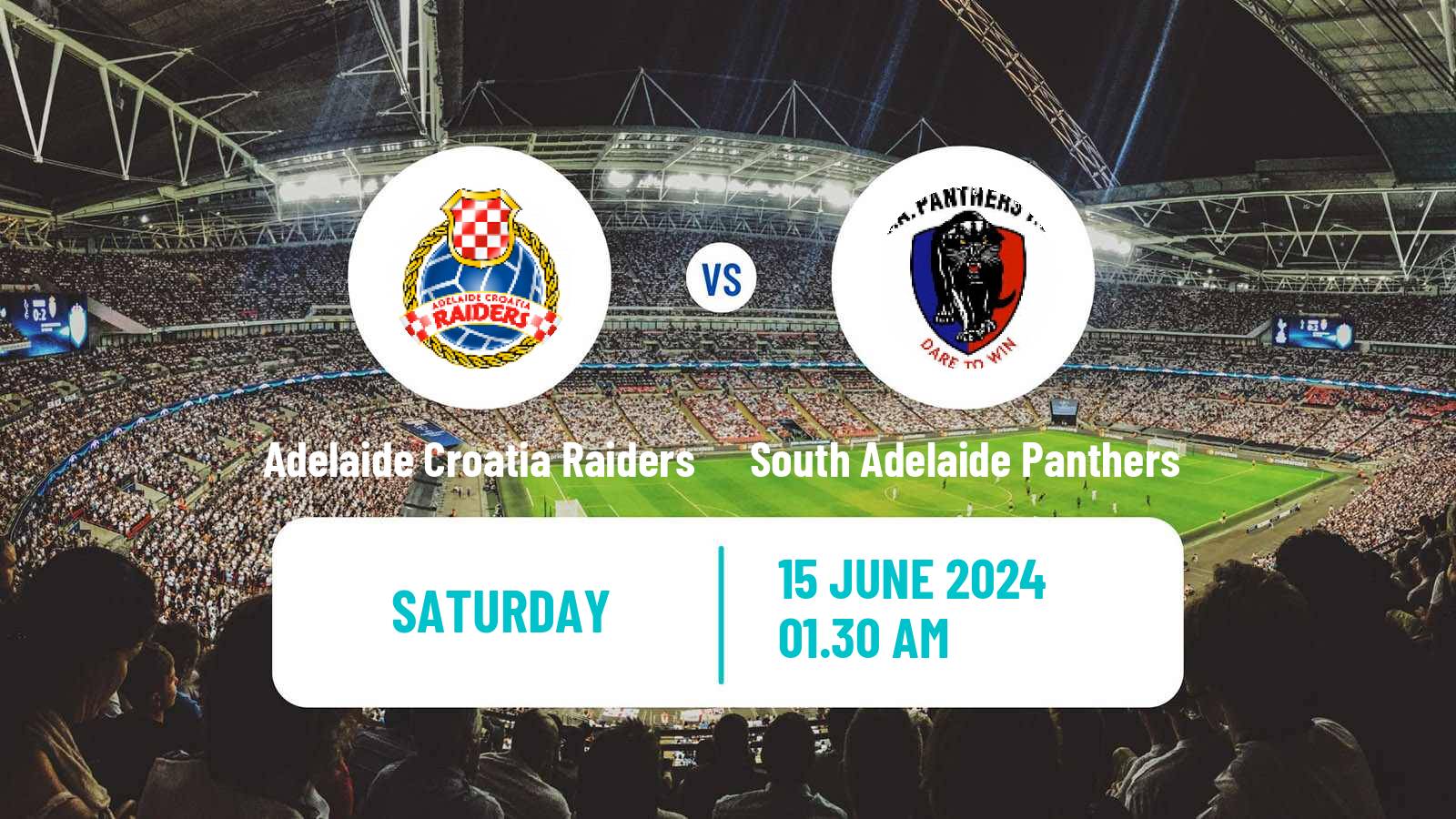 Soccer Australian NPL South Australian Adelaide Croatia Raiders - South Adelaide Panthers