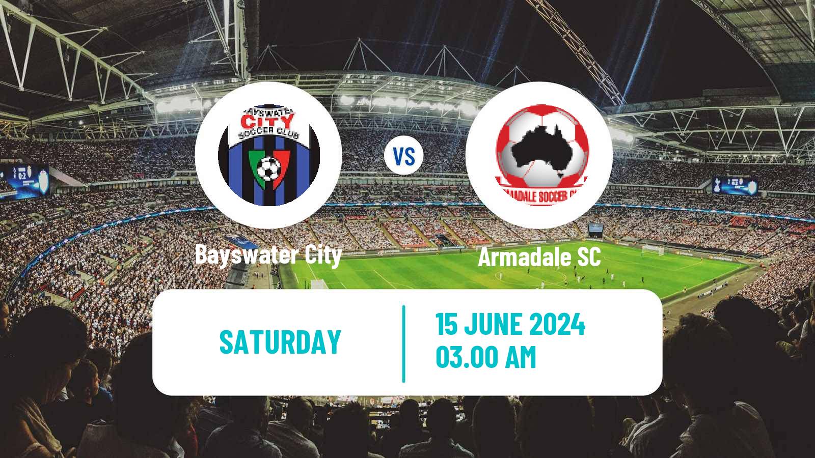 Soccer Australian NPL Western Australia Bayswater City - Armadale