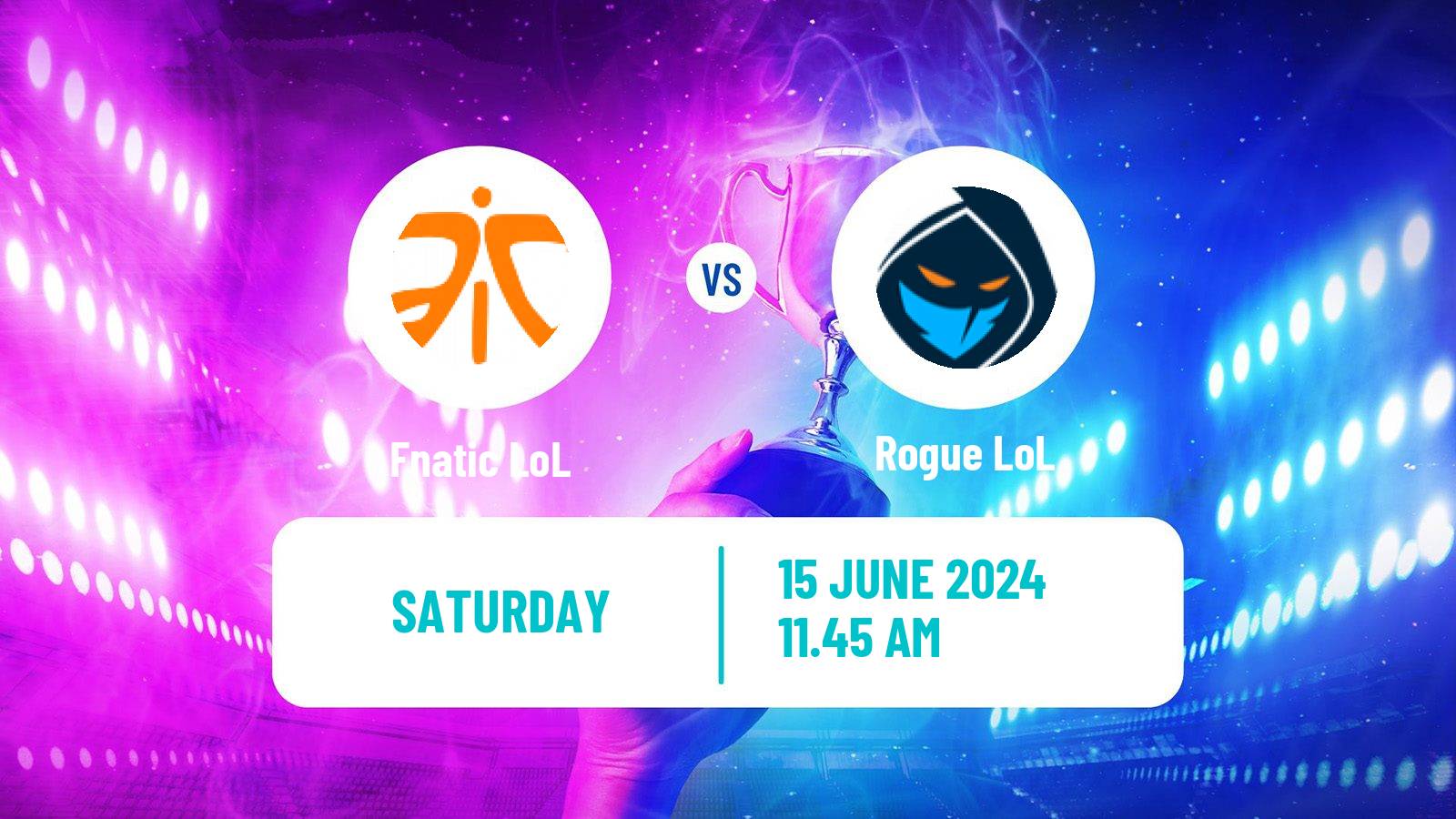 Esports League Of Legends Lec Fnatic - Rogue