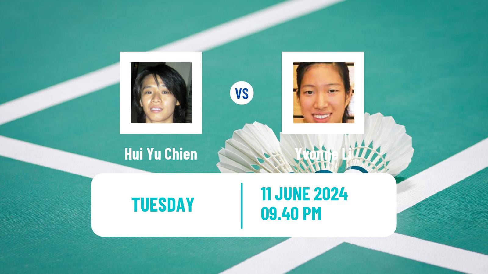 Badminton BWF World Tour Australian Open Women Hui Yu Chien - Yvonne Li