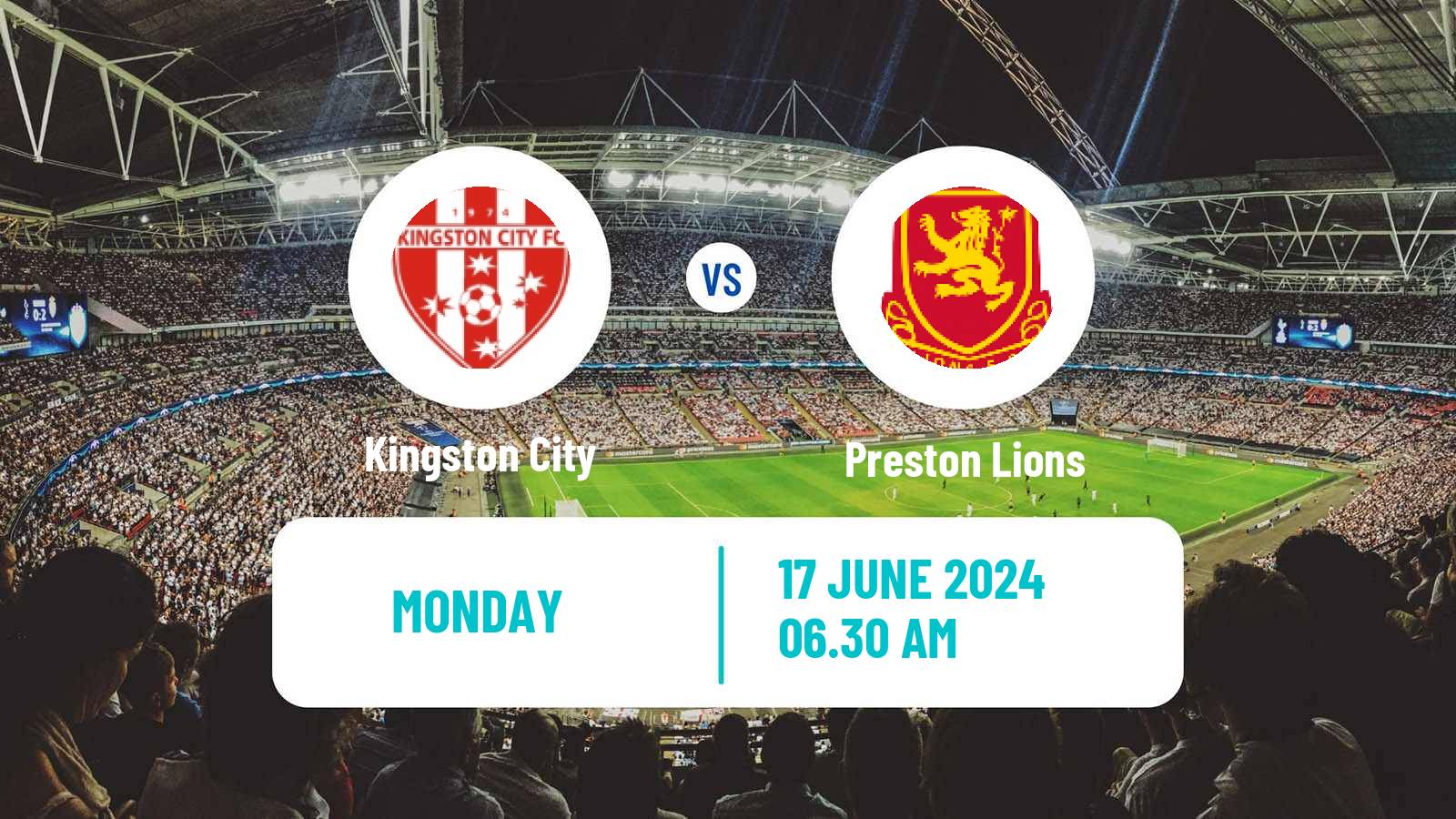 Soccer Australian Victoria Premier League Kingston City - Preston Lions