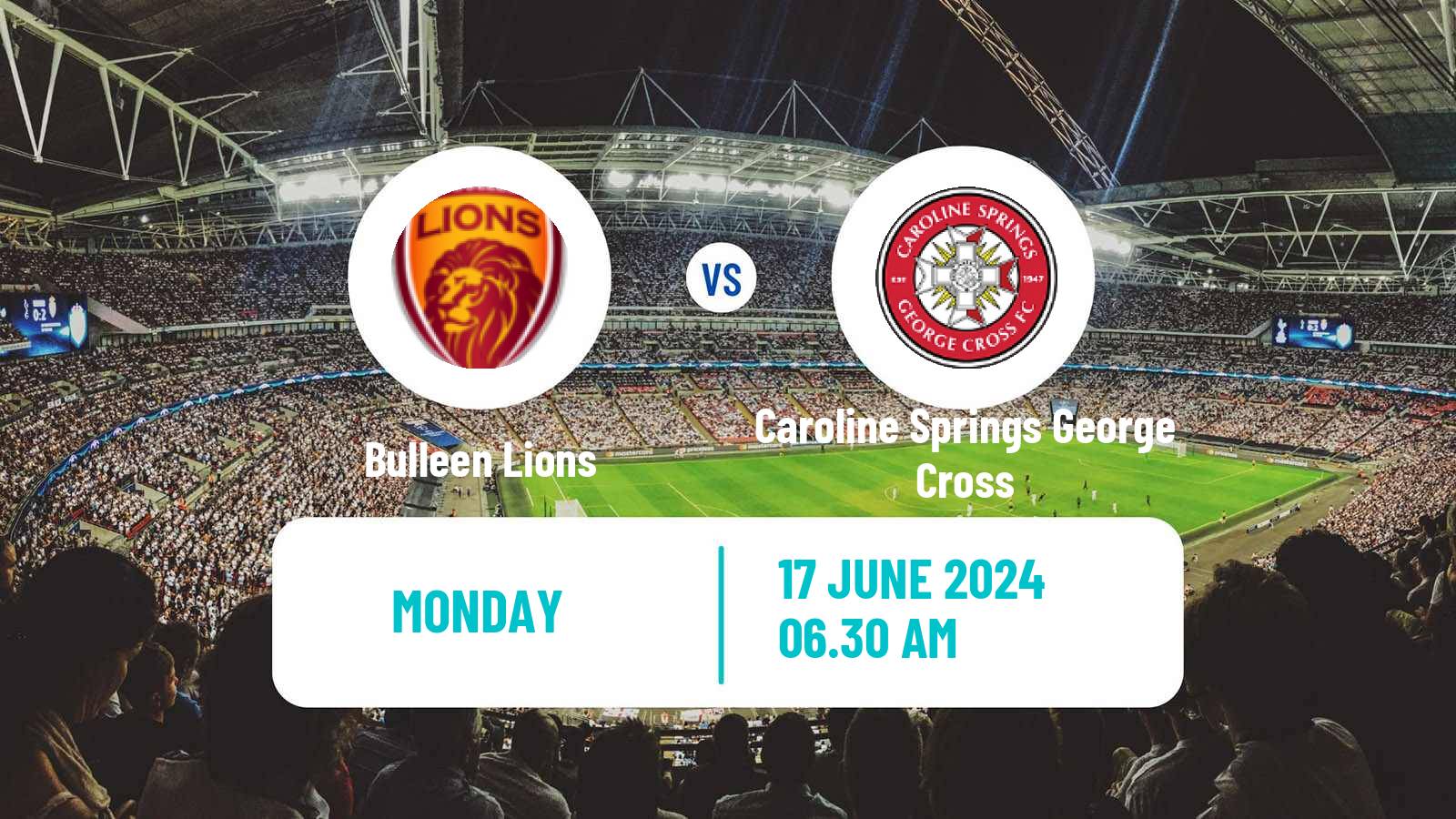 Soccer Australian Victoria Premier League Bulleen Lions - Caroline Springs George Cross