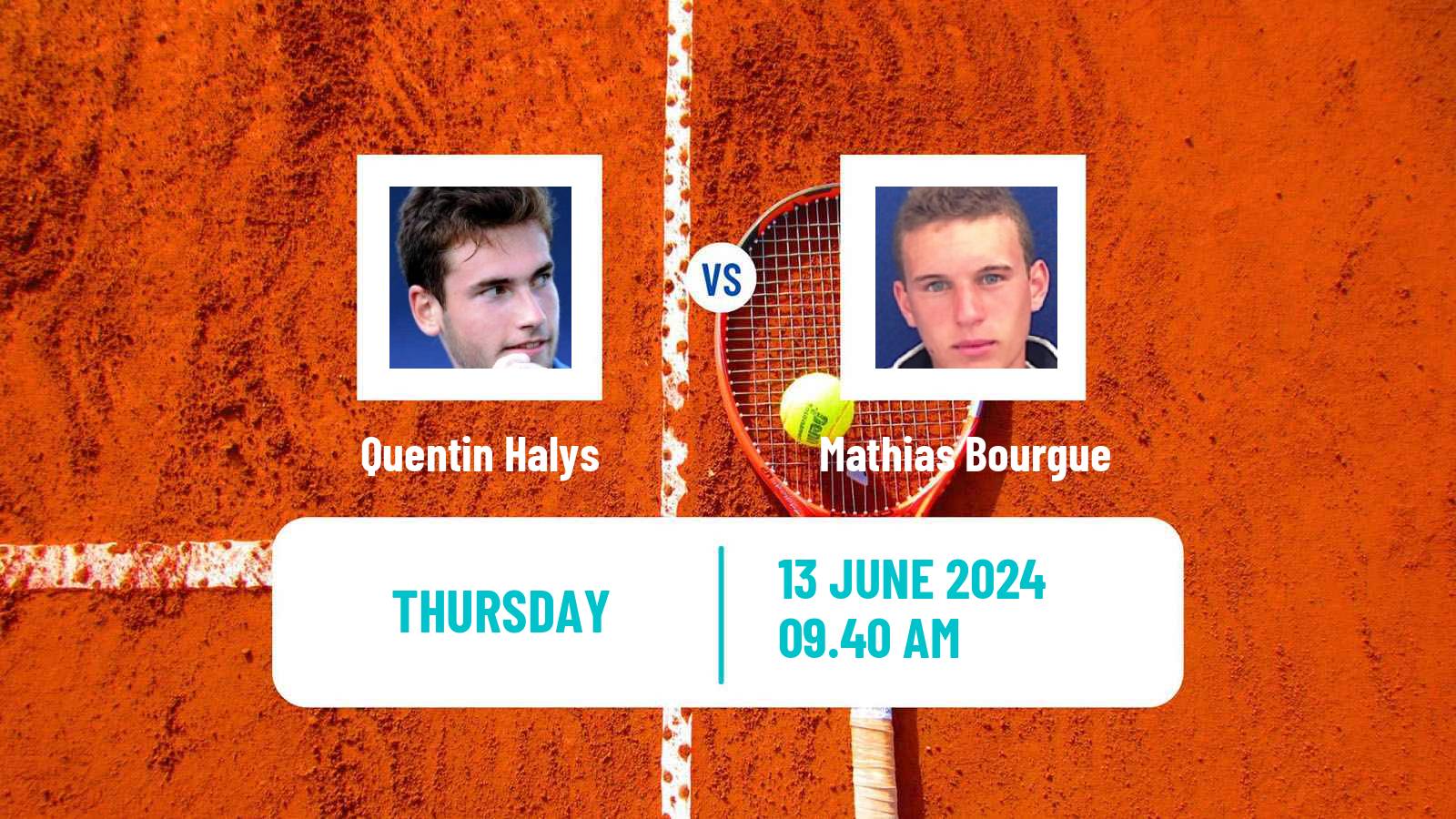 Tennis Lyon Challenger Men Quentin Halys - Mathias Bourgue