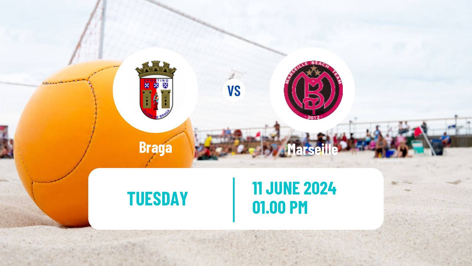 Beach soccer Euro Winners Cup Braga - Marseille