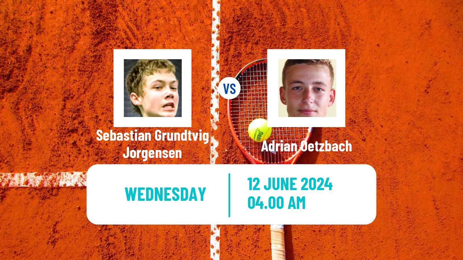 Tennis ITF M25 Aarhus Men Sebastian Grundtvig Jorgensen - Adrian Oetzbach