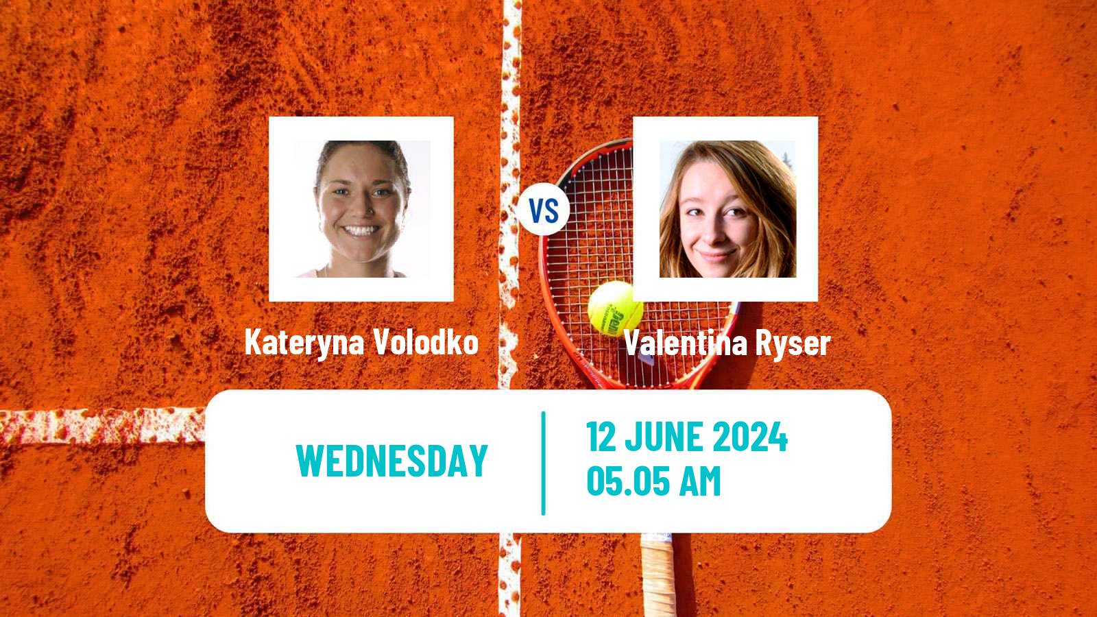 Tennis ITF W75 Guimaraes Women Kateryna Volodko - Valentina Ryser