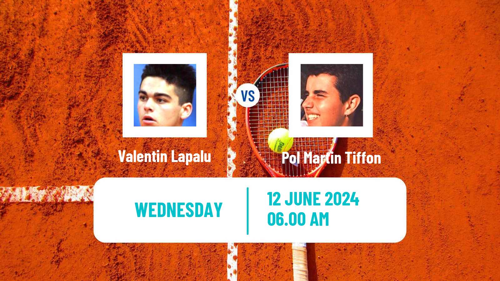 Tennis ITF M25 Rabat Men 2024 Valentin Lapalu - Pol Martin Tiffon
