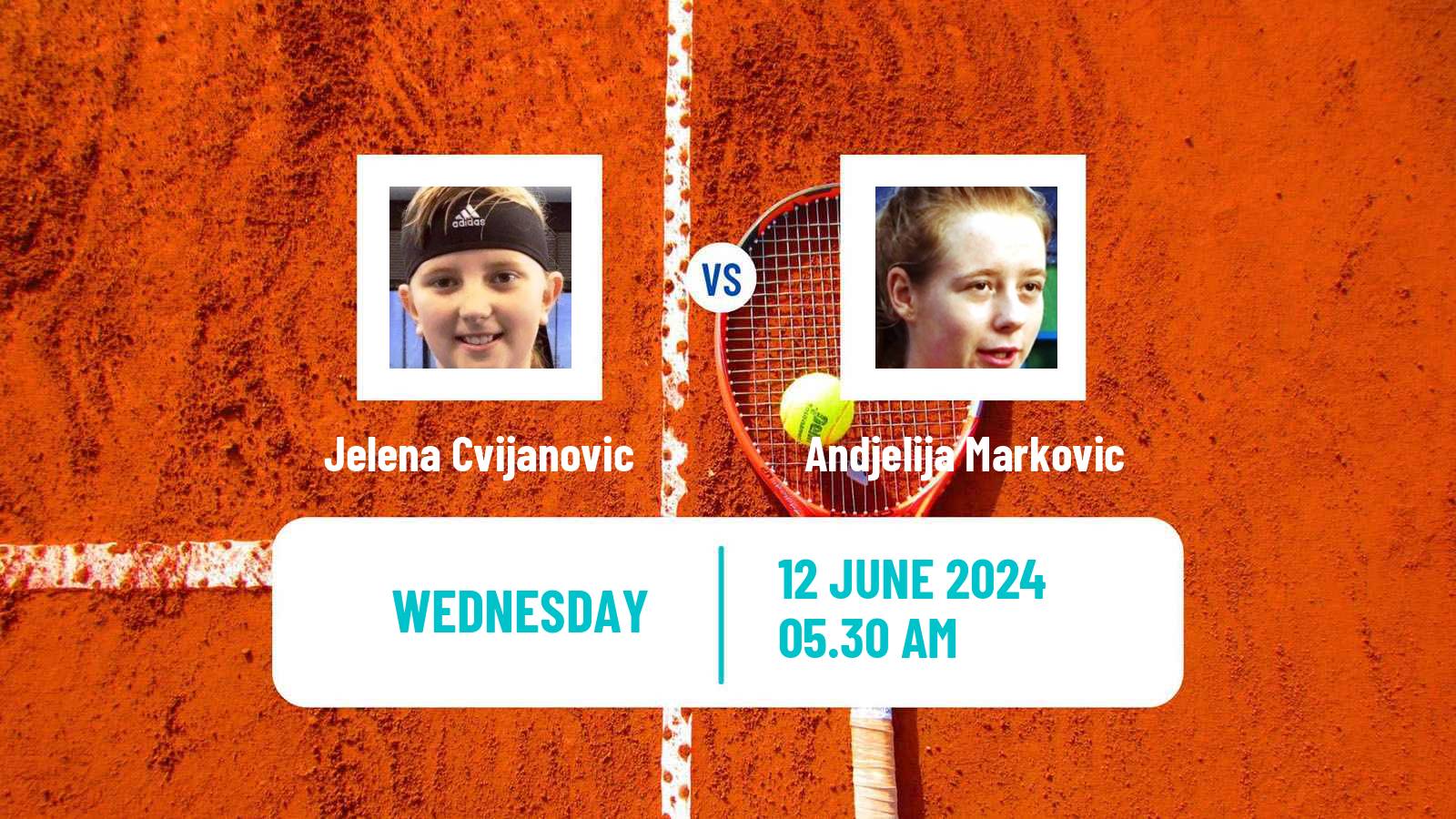 Tennis ITF W15 Kursumlijska Banja 7 Women Jelena Cvijanovic - Andjelija Markovic