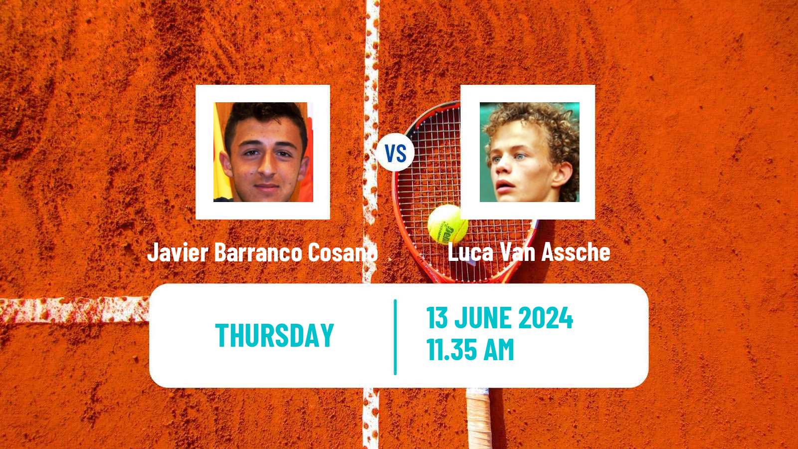 Tennis Lyon Challenger Men Javier Barranco Cosano - Luca Van Assche