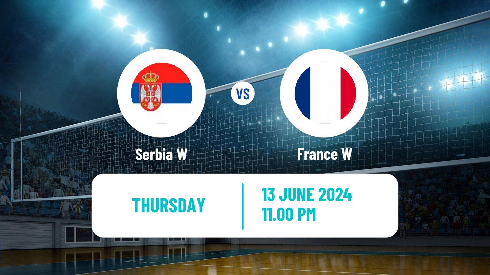 Volleyball Nations League Volleyball Women Serbia W - France W