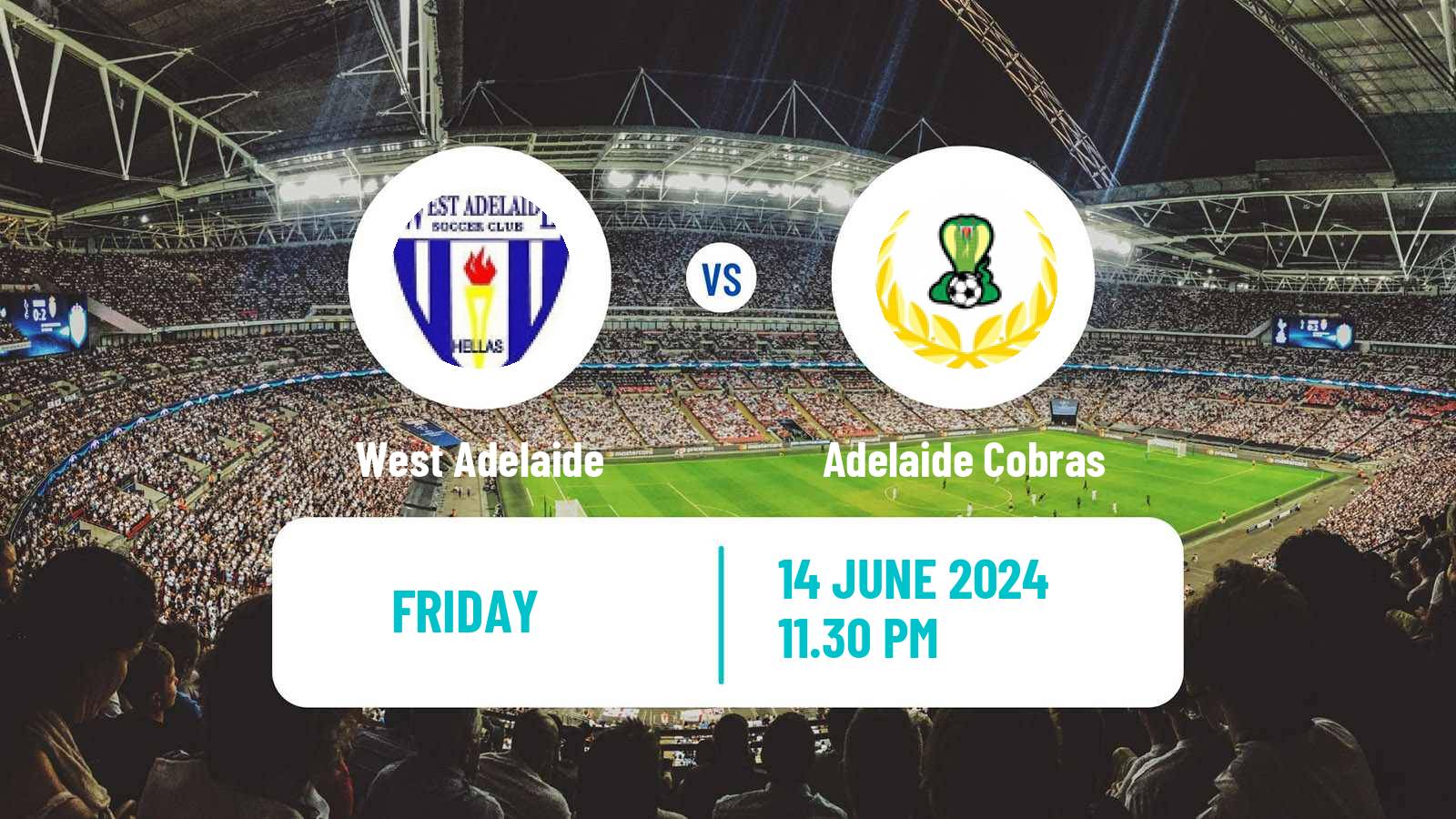 Soccer Australian SA State League West Adelaide - Adelaide Cobras