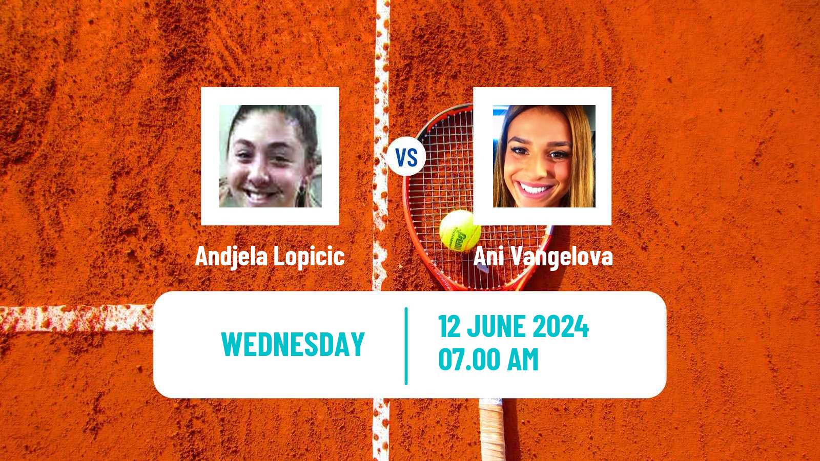 Tennis ITF W15 Kursumlijska Banja 7 Women Andjela Lopicic - Ani Vangelova