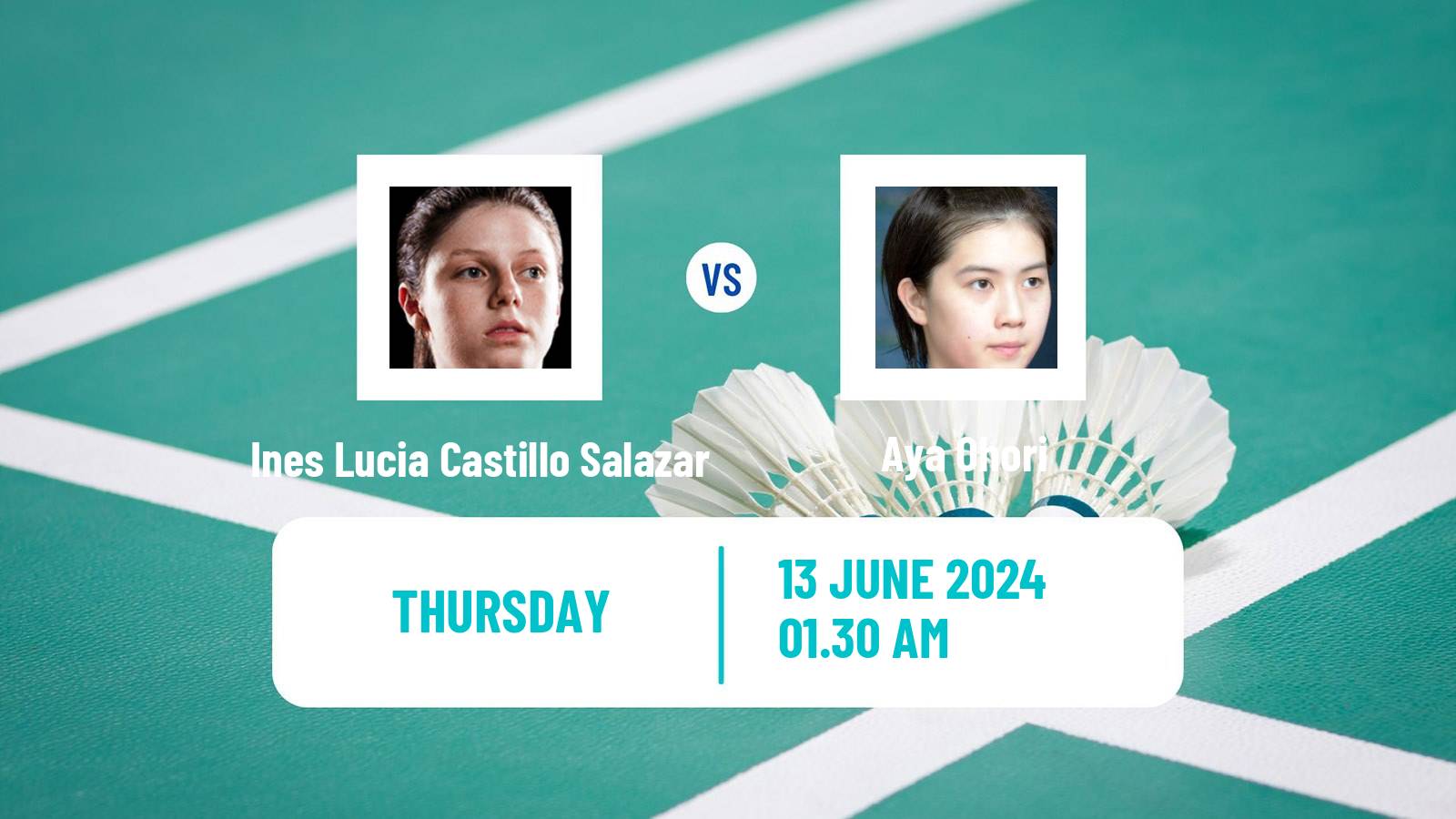 Badminton BWF World Tour Australian Open Women Ines Lucia Castillo Salazar - Aya Ohori