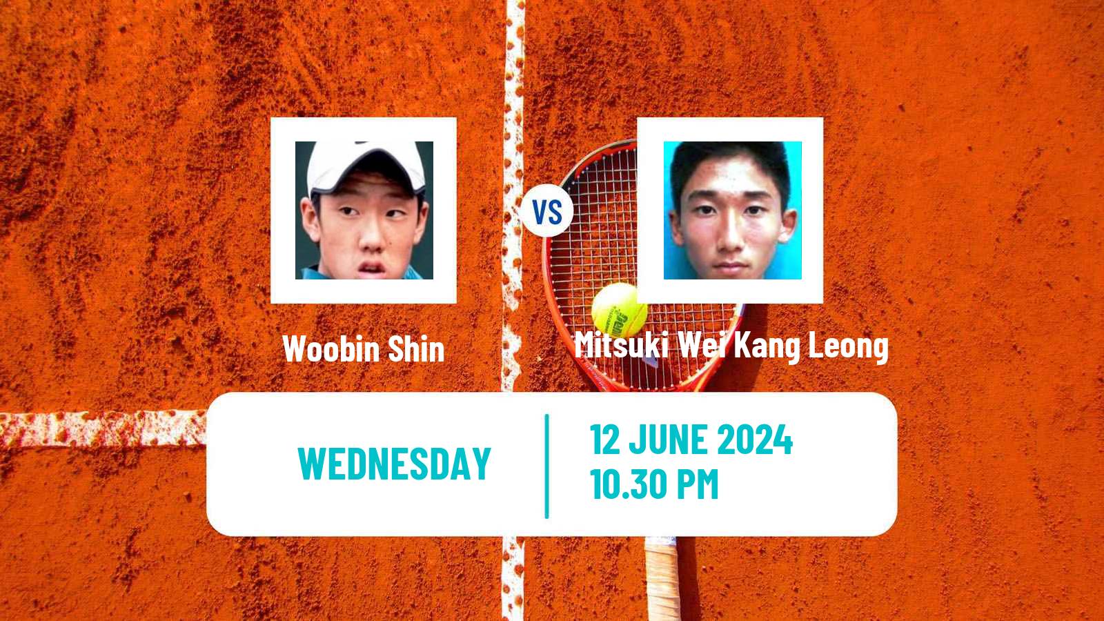 Tennis ITF M15 Anseong Men Woobin Shin - Mitsuki Wei Kang Leong
