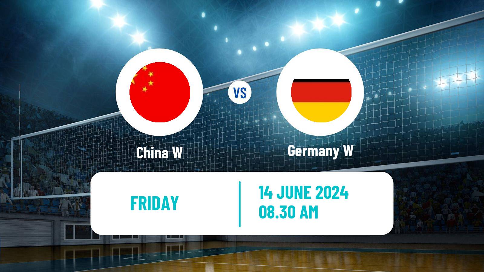 Volleyball Nations League Volleyball Women China W - Germany W