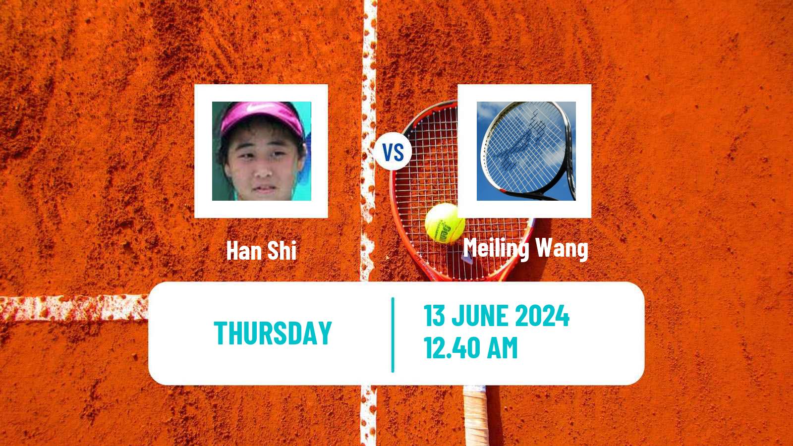 Tennis ITF W50 Taizhou Women Han Shi - Meiling Wang