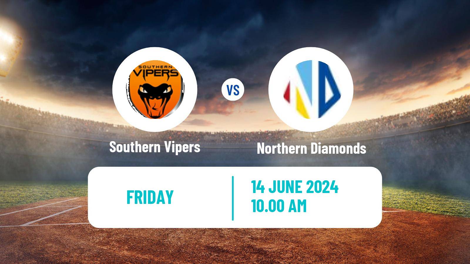 Cricket Charlotte Edwards Cup Women Southern Vipers - Northern Diamonds