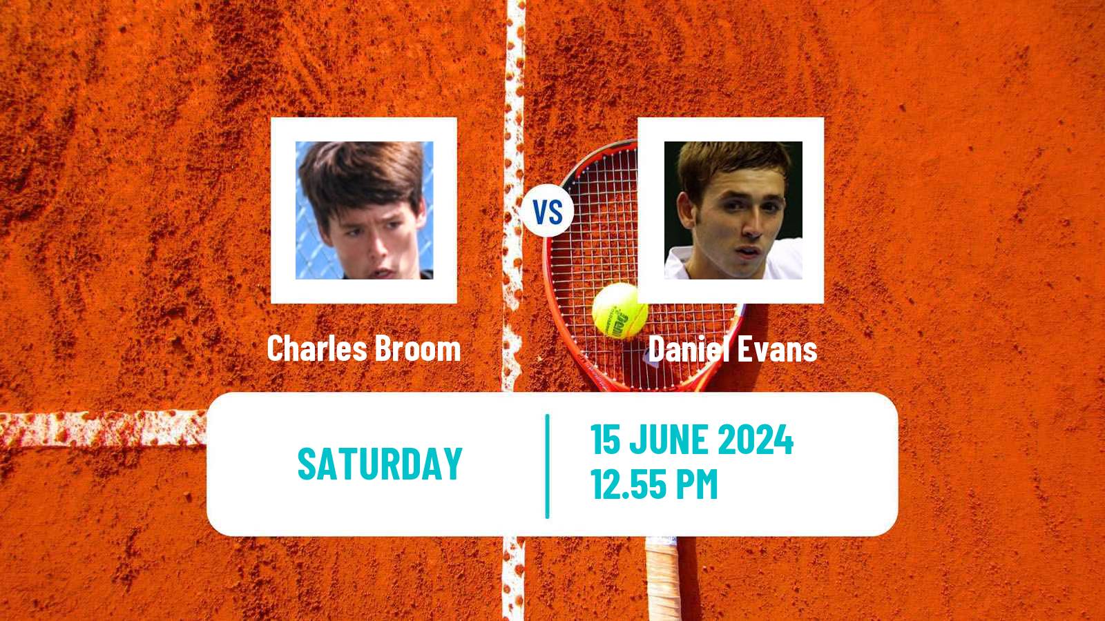 Tennis Nottingham Challenger Men Charles Broom - Daniel Evans