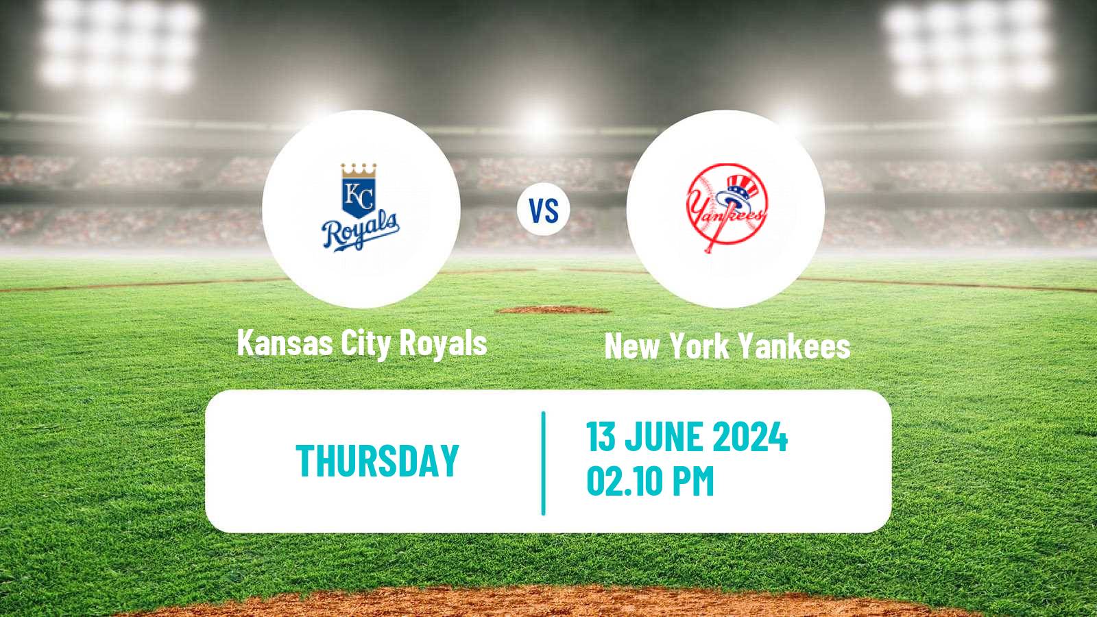 Baseball MLB Kansas City Royals - New York Yankees