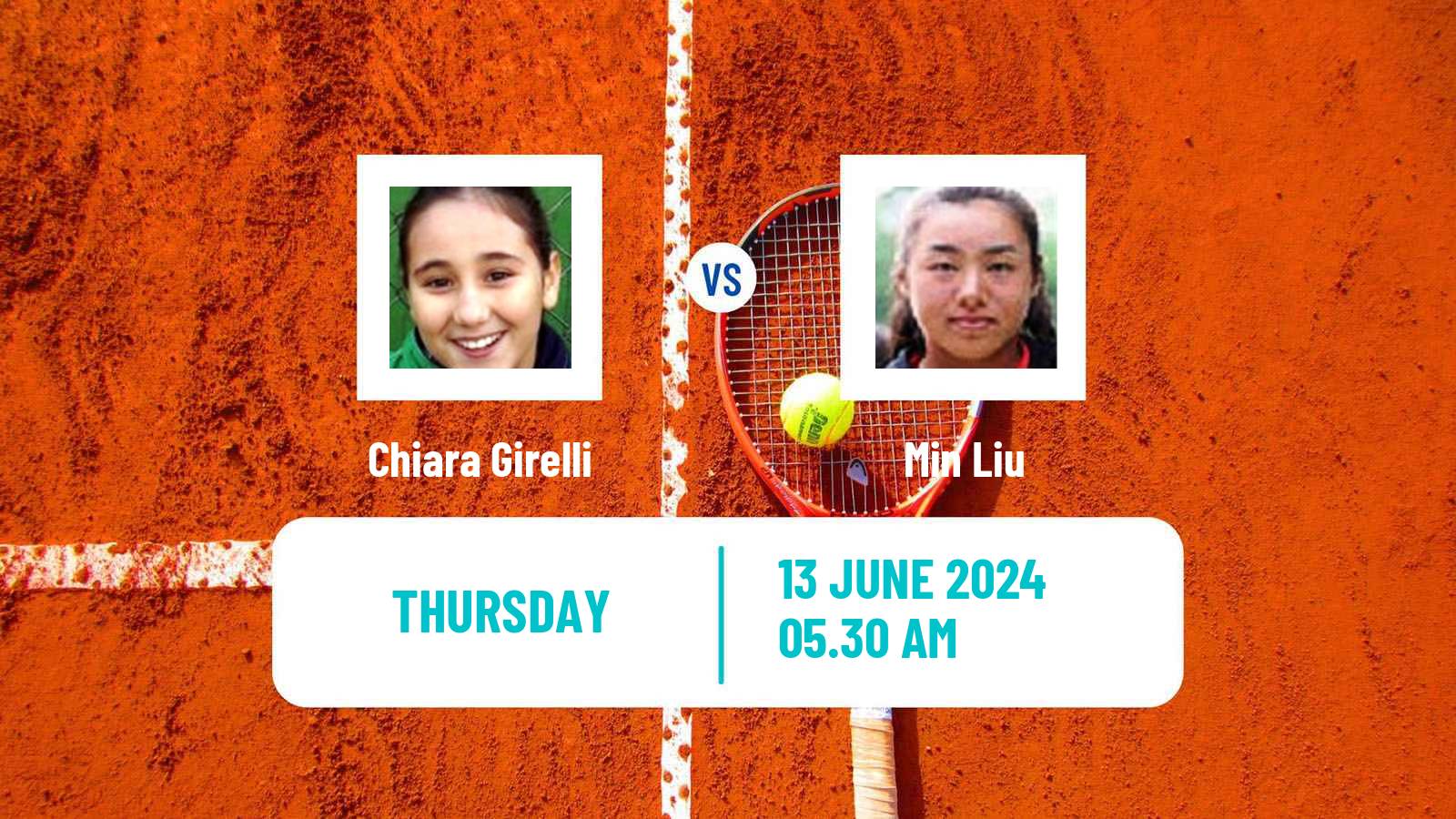 Tennis ITF W15 Norges La Ville Women Chiara Girelli - Min Liu