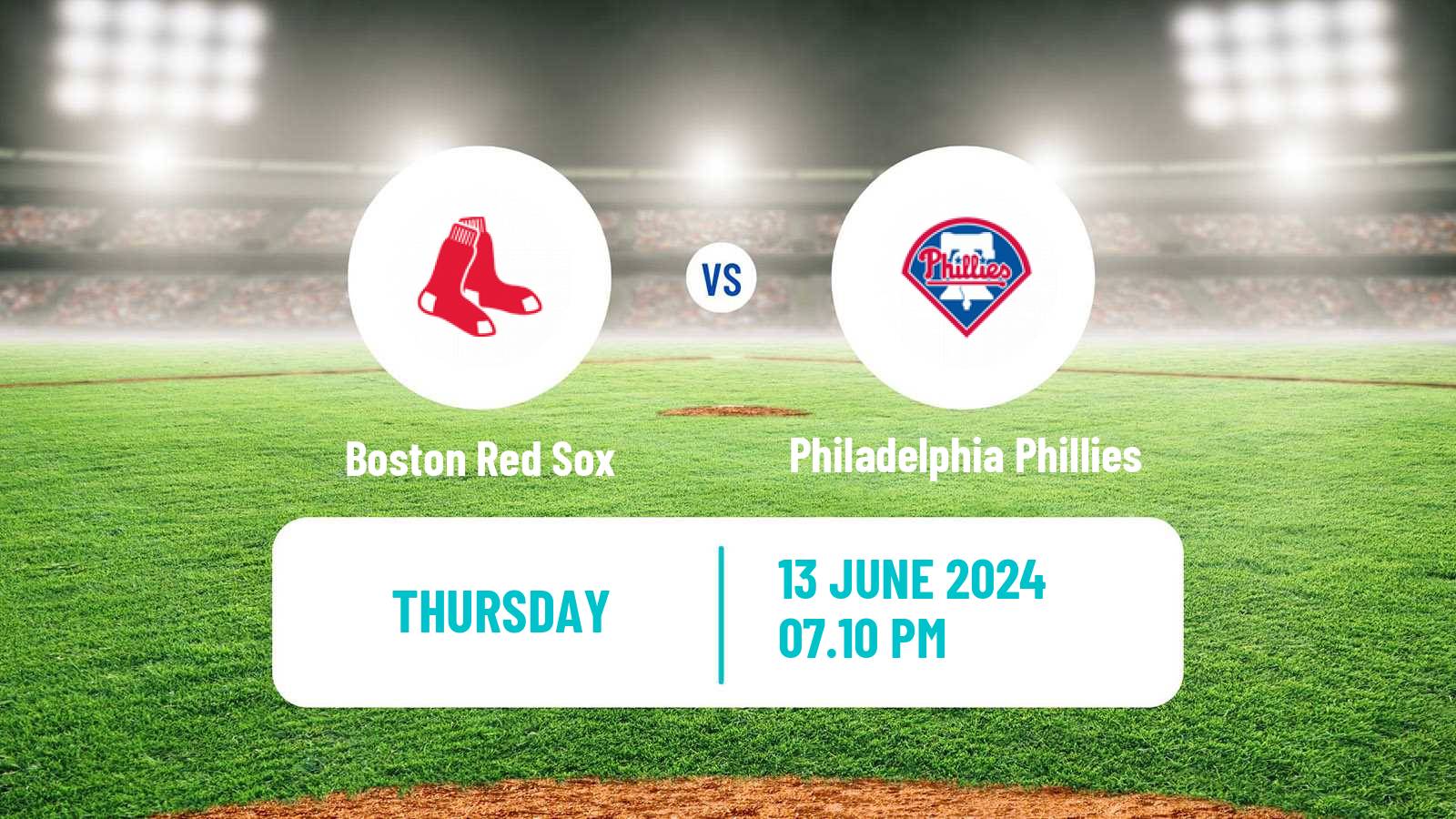 Baseball MLB Boston Red Sox - Philadelphia Phillies
