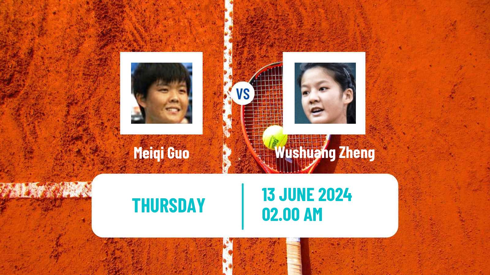 Tennis ITF W50 Taizhou Women Meiqi Guo - Wushuang Zheng