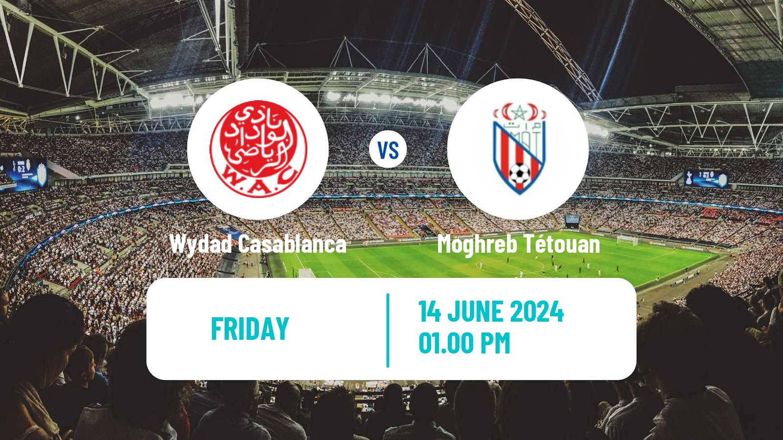 Soccer Moroccan Botola Wydad Casablanca - Moghreb Tétouan