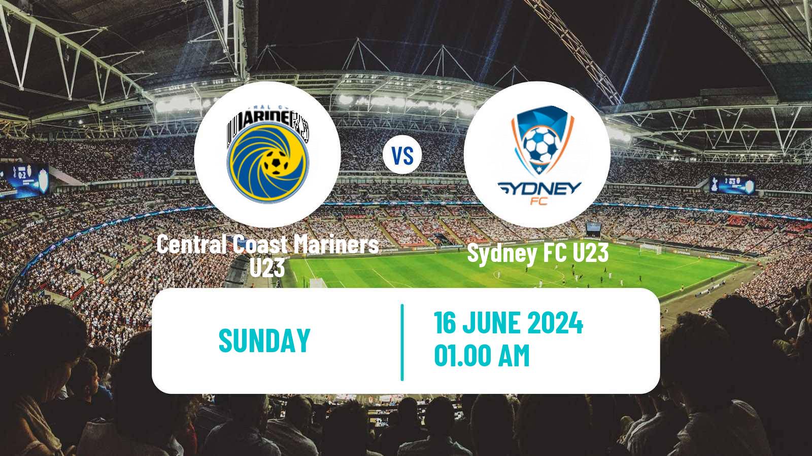 Soccer Australian NPL NSW Central Coast Mariners U23 - Sydney FC U23