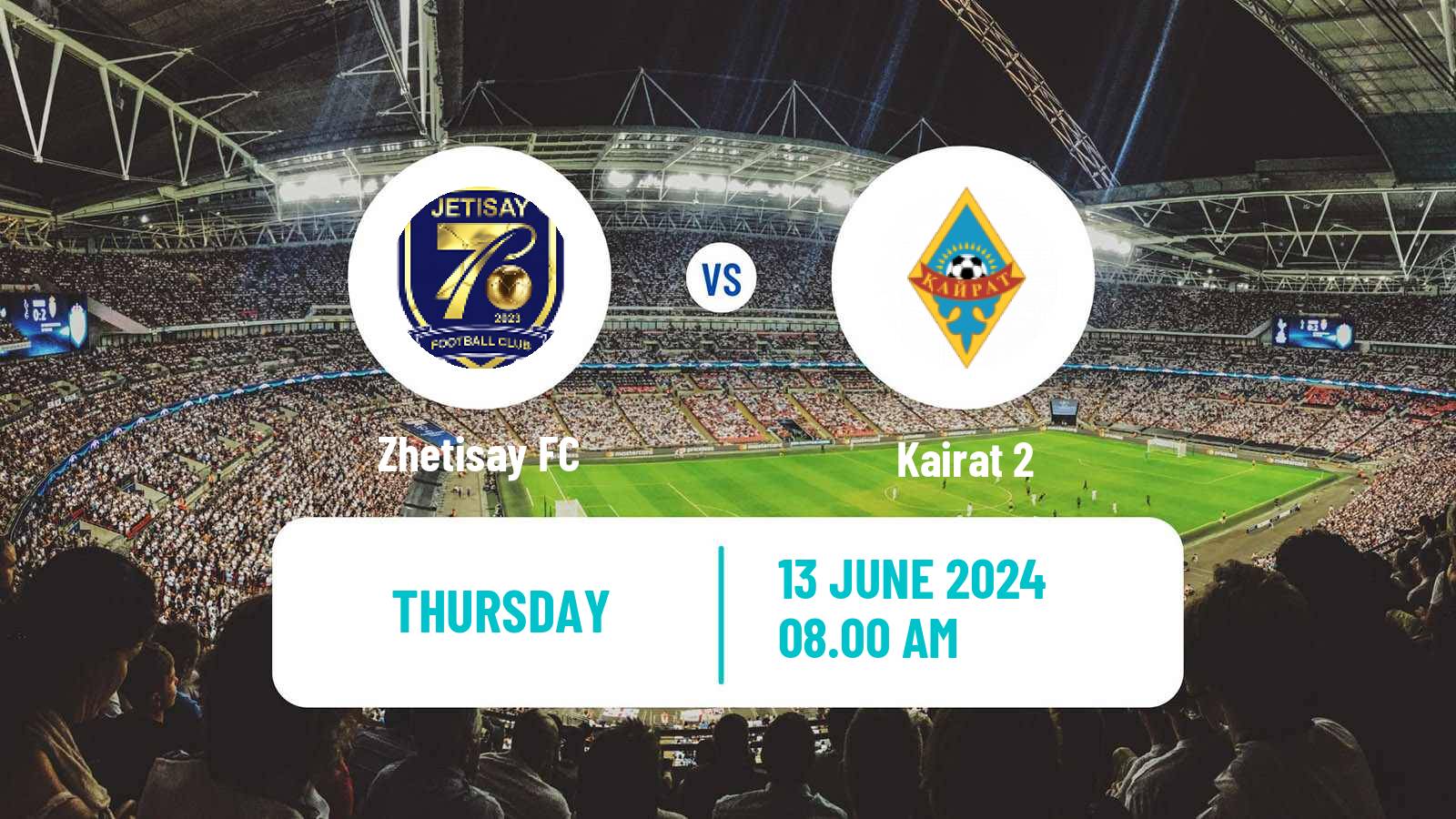 Soccer Kazakh First Division Zhetisay - Kairat 2