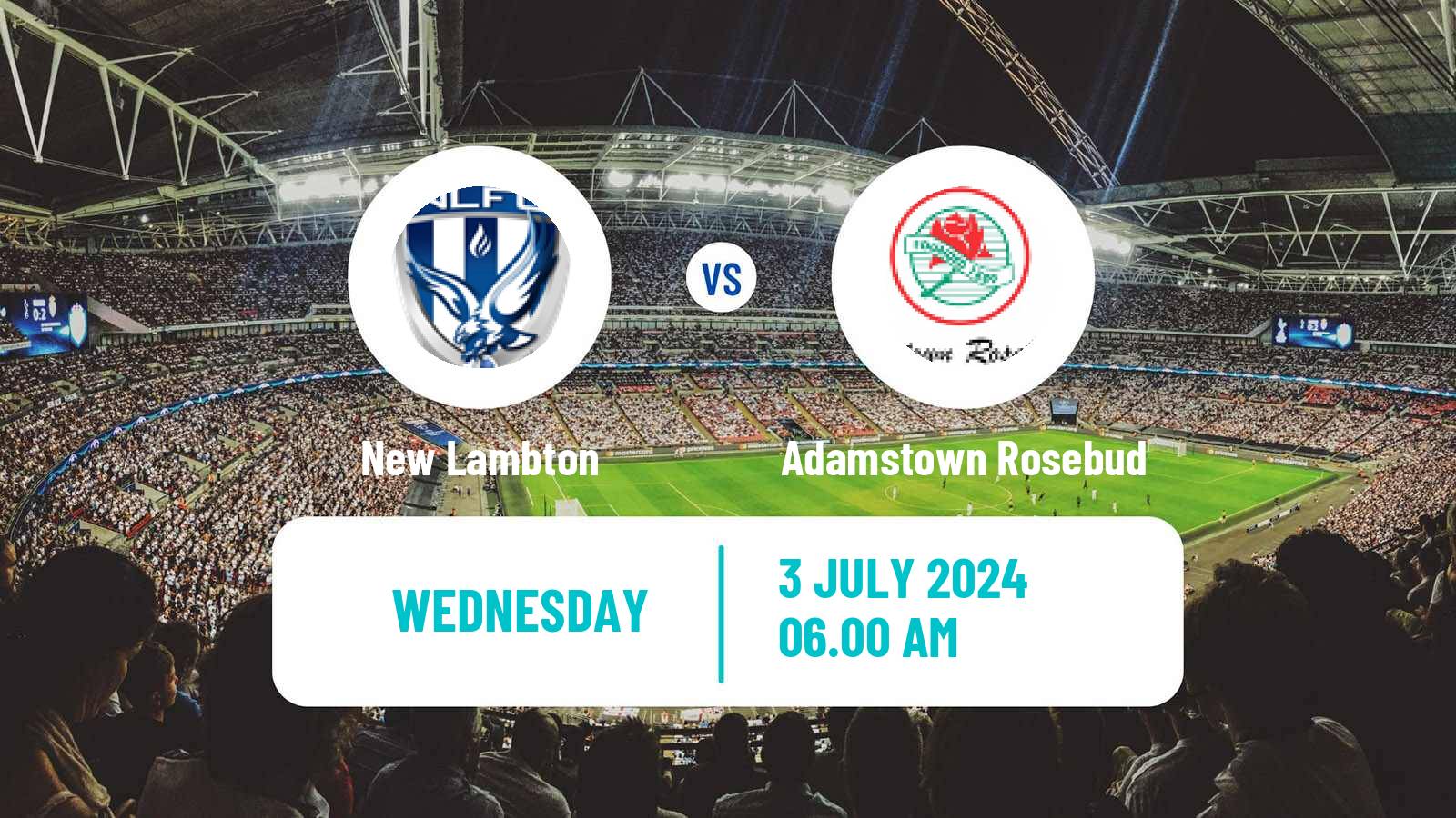 Soccer Australian NPL Northern NSW New Lambton - Adamstown Rosebud