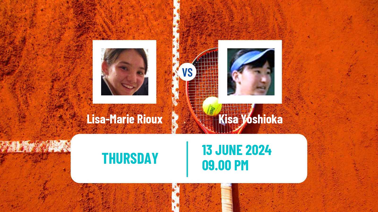 Tennis ITF W15 Tokyo 2 Women Lisa-Marie Rioux - Kisa Yoshioka
