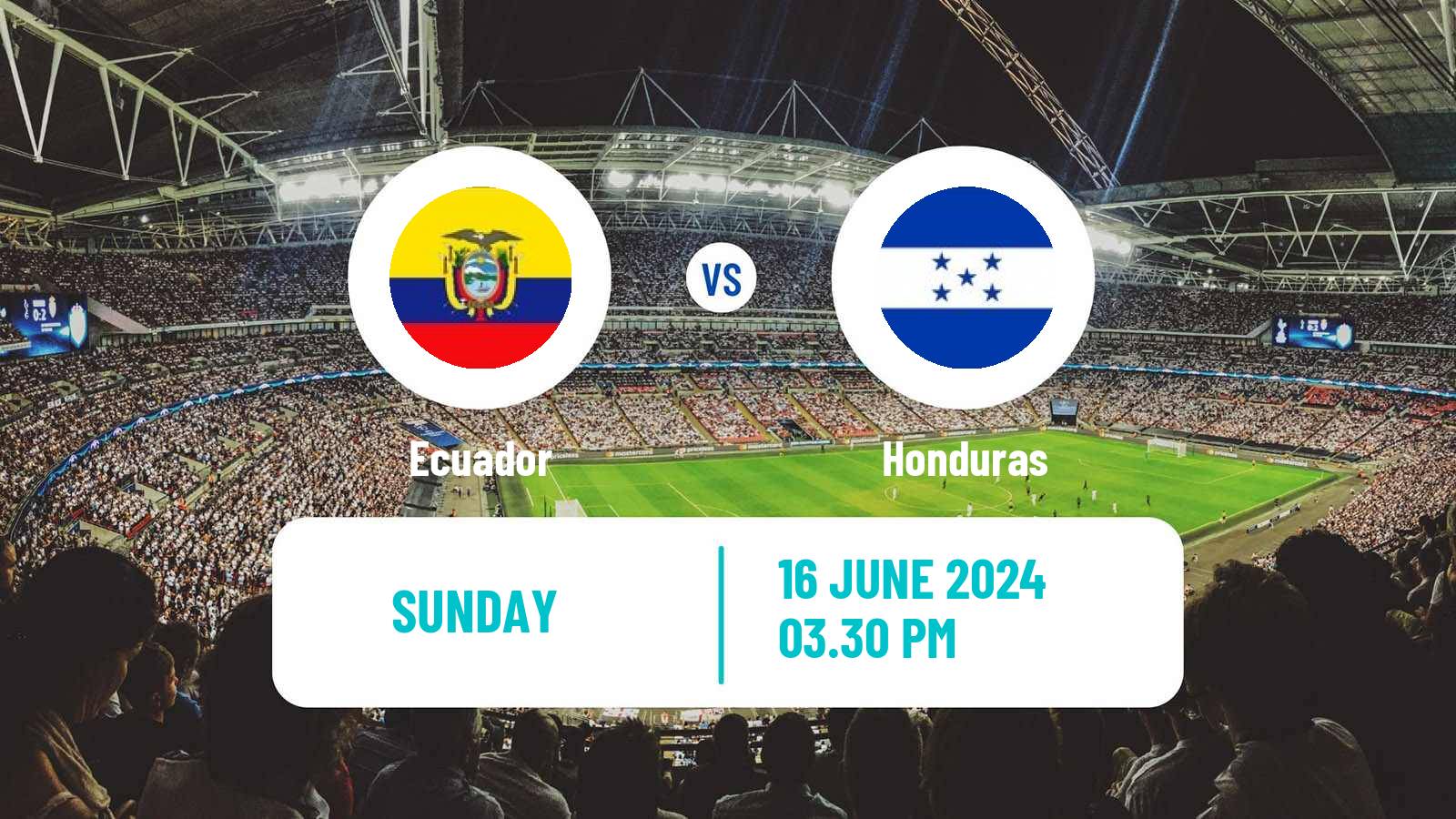Soccer Friendly Ecuador - Honduras