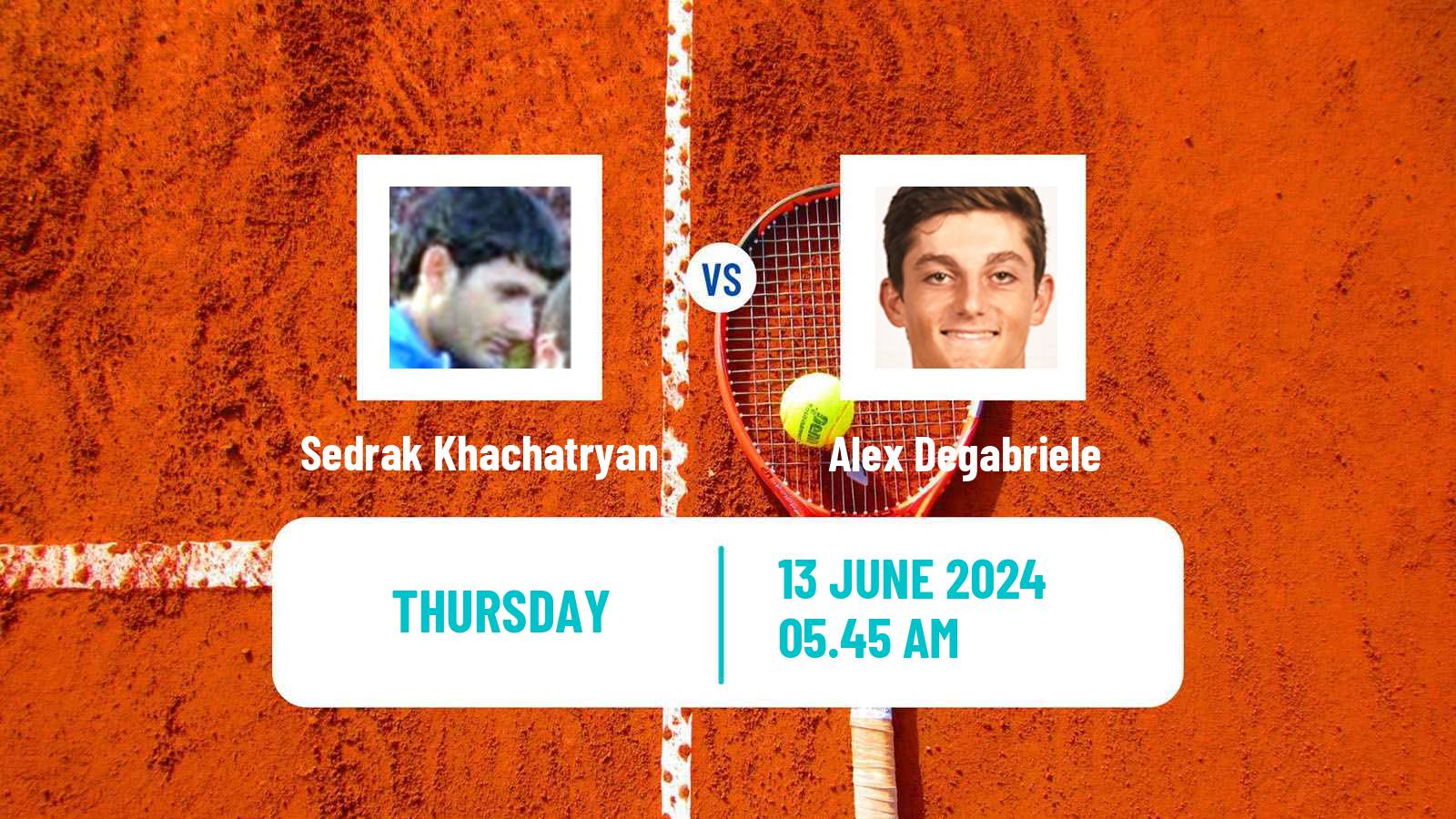 Tennis Davis Cup Group IV Sedrak Khachatryan - Alex Degabriele