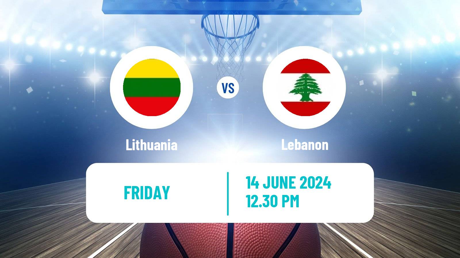 Basketball Friendly International Basketball Lithuania - Lebanon