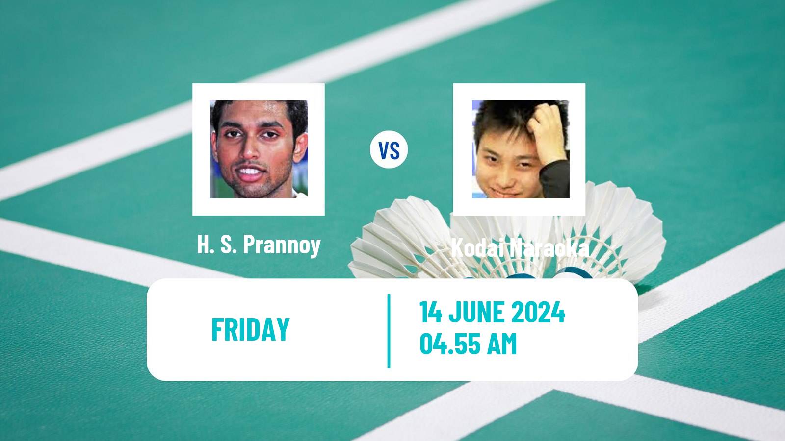 Badminton BWF World Tour Australian Open Men H. S. Prannoy - Kodai Naraoka